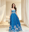 Abigail Blue Maxi Dress