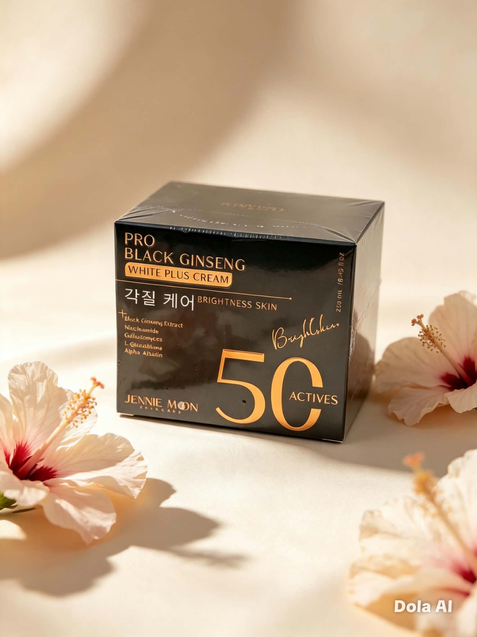 JENNIE MOON- PRO BLACK GINSENG WHITE PLUS CREAM - 250mL