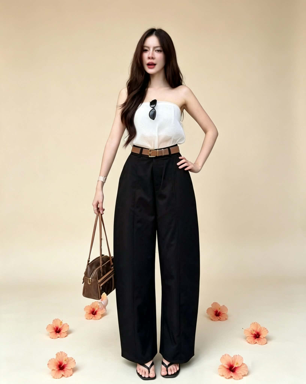 CHUU- WIDE-LEG TROUSERS -PREORDER ONLY