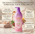 SORIKO - KOJIC ACID ALPHA ARBUTIN SHOWER CREAM