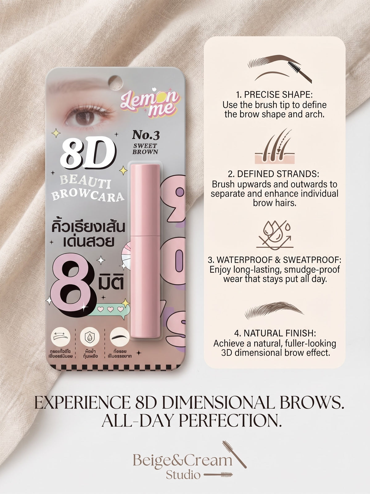 Lemon me Beauty browcara no. 1 colorless