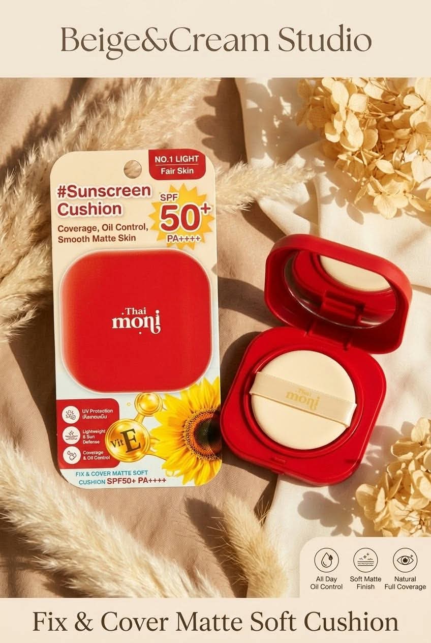THAI MONI - SUNSCREEN CUSHION (NO.1 LIGHT)