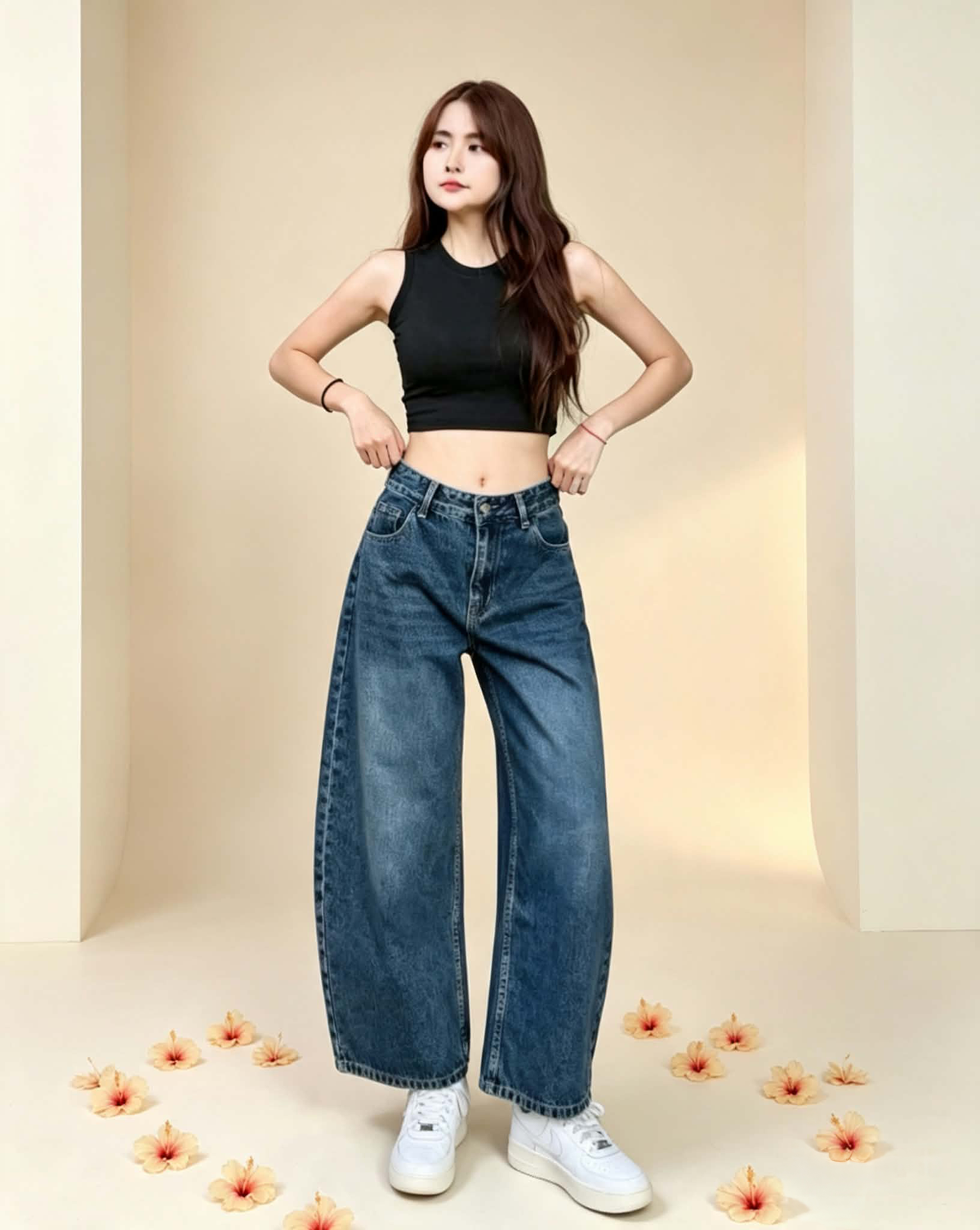 CHUU- BAGGY BARREL JEANS-PREORDER ONLY
