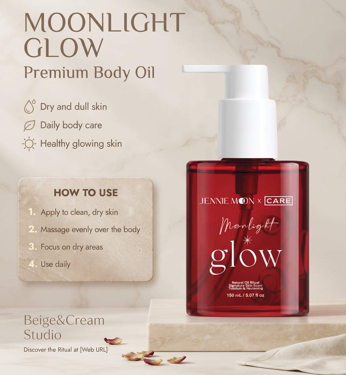 Jennie moon premium body oil