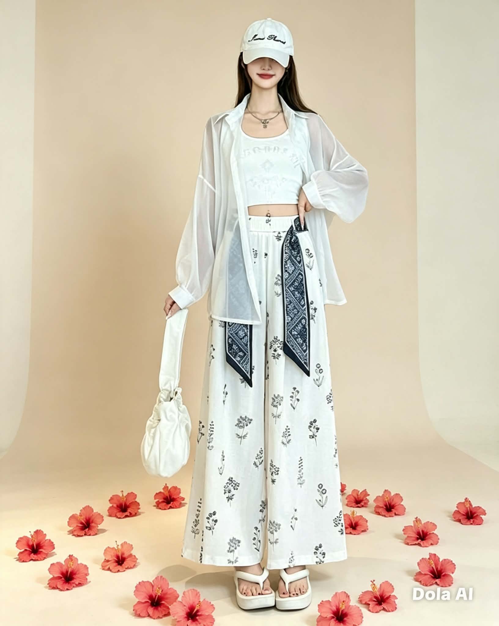ICE SILK WIDE-LEG PANTS
