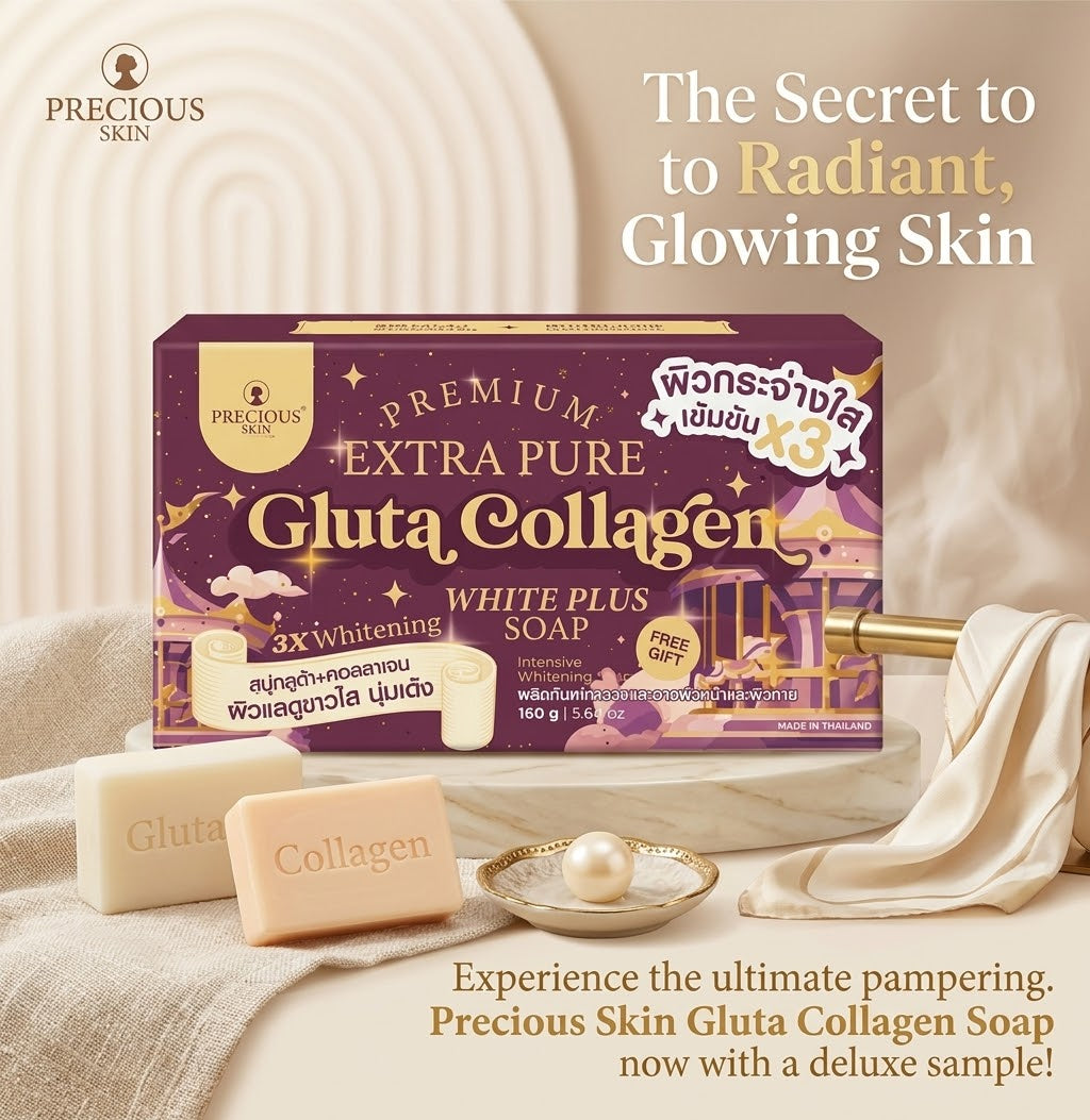 Gluta collagen soap