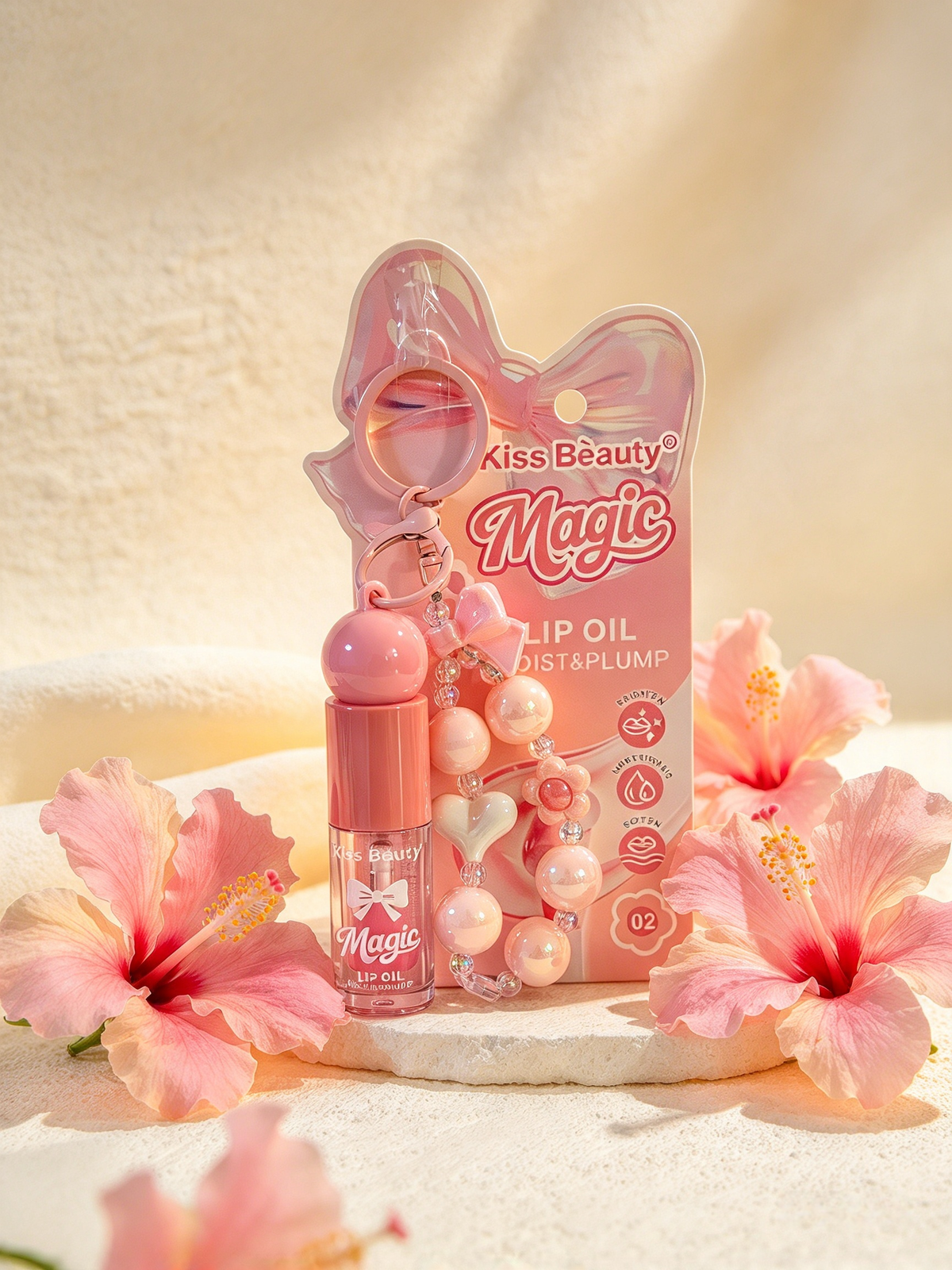 KISS BEAUTY MAGIC LIP OIL (MOIST & PLUMP)
