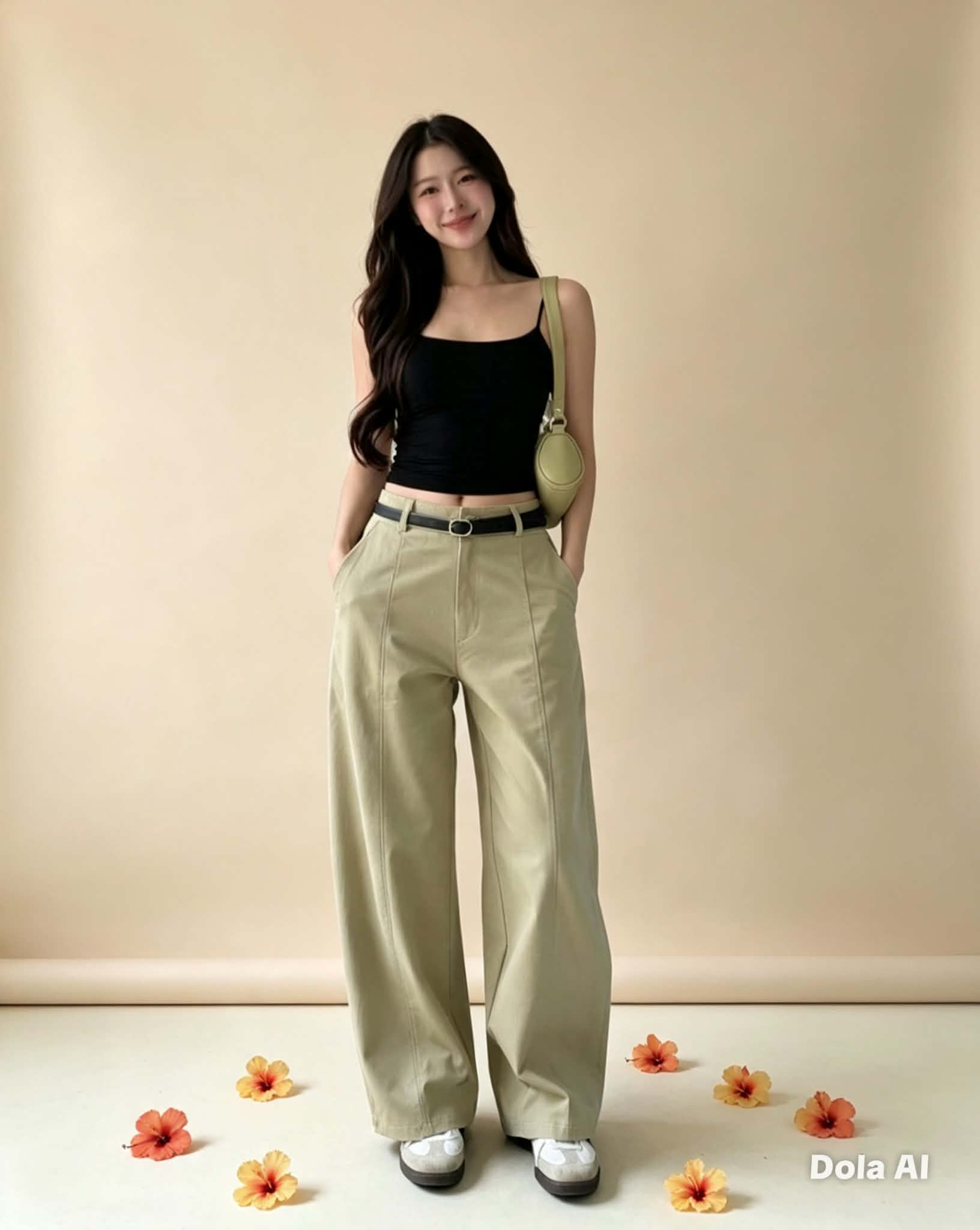 CHU- WIDE-LEG TROUSERS