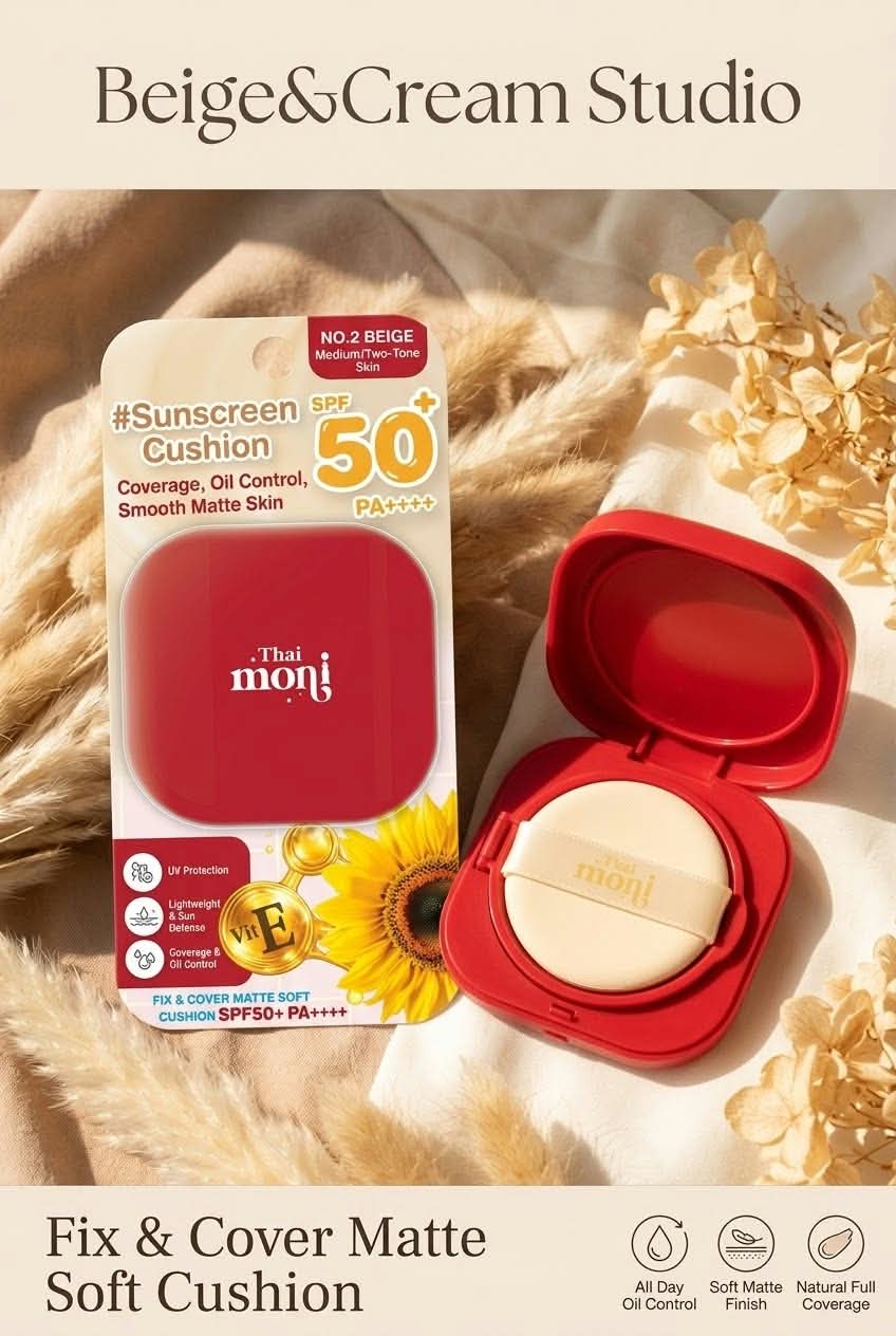 THAI MONI - SUNSCREEN CUSHION (NO.2 BEIGE)