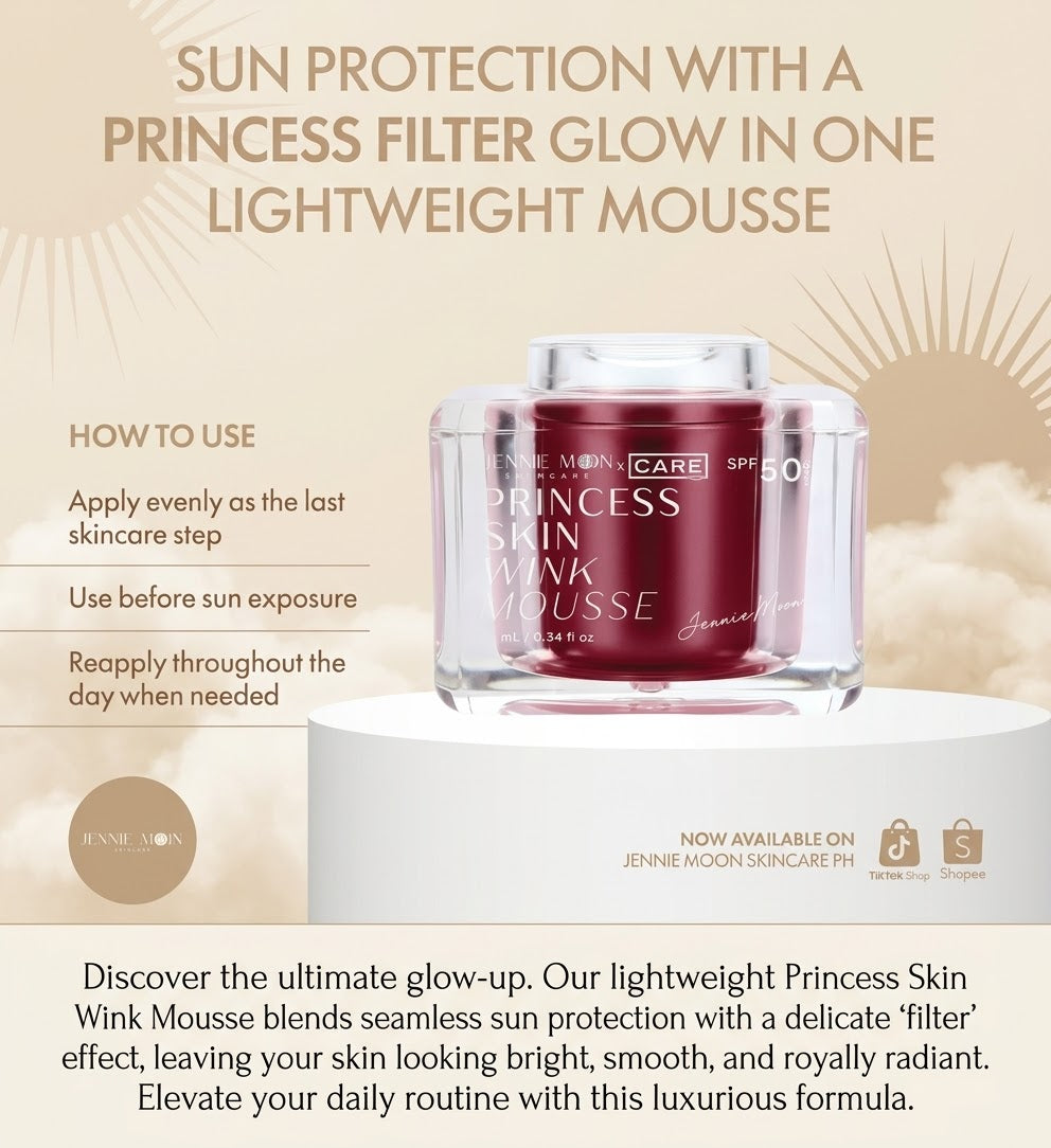 Jenniemoon  Princess skin wink mousse sun protection
