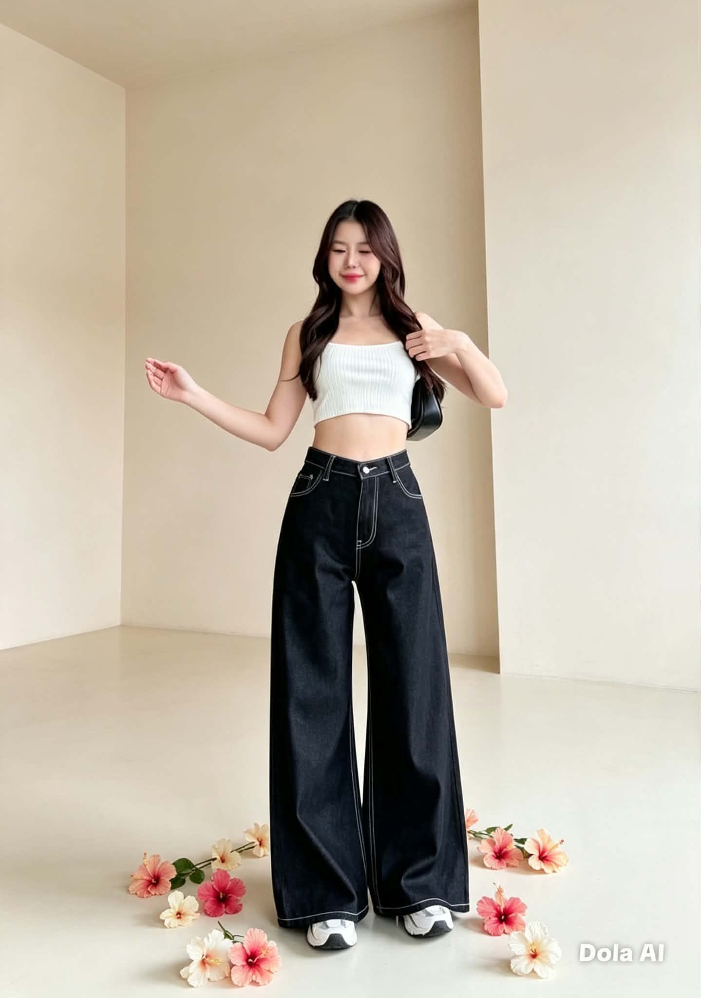 CHU- EXTRA WIDE-LEG JEANS