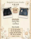 XOXO - SKIRT ACID BLACK