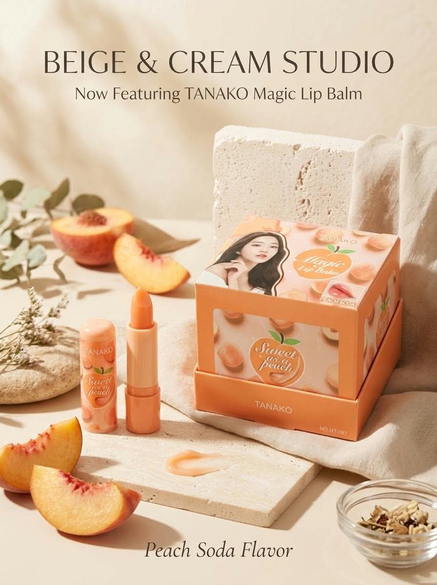 TANAKO SWEET AS A PEACH MAGIC LIP BALM
