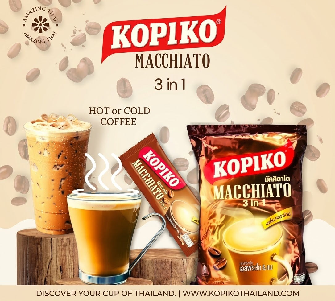 Kopiko Macchiato 3 in 1: Authentic Thai Coffee Excellence