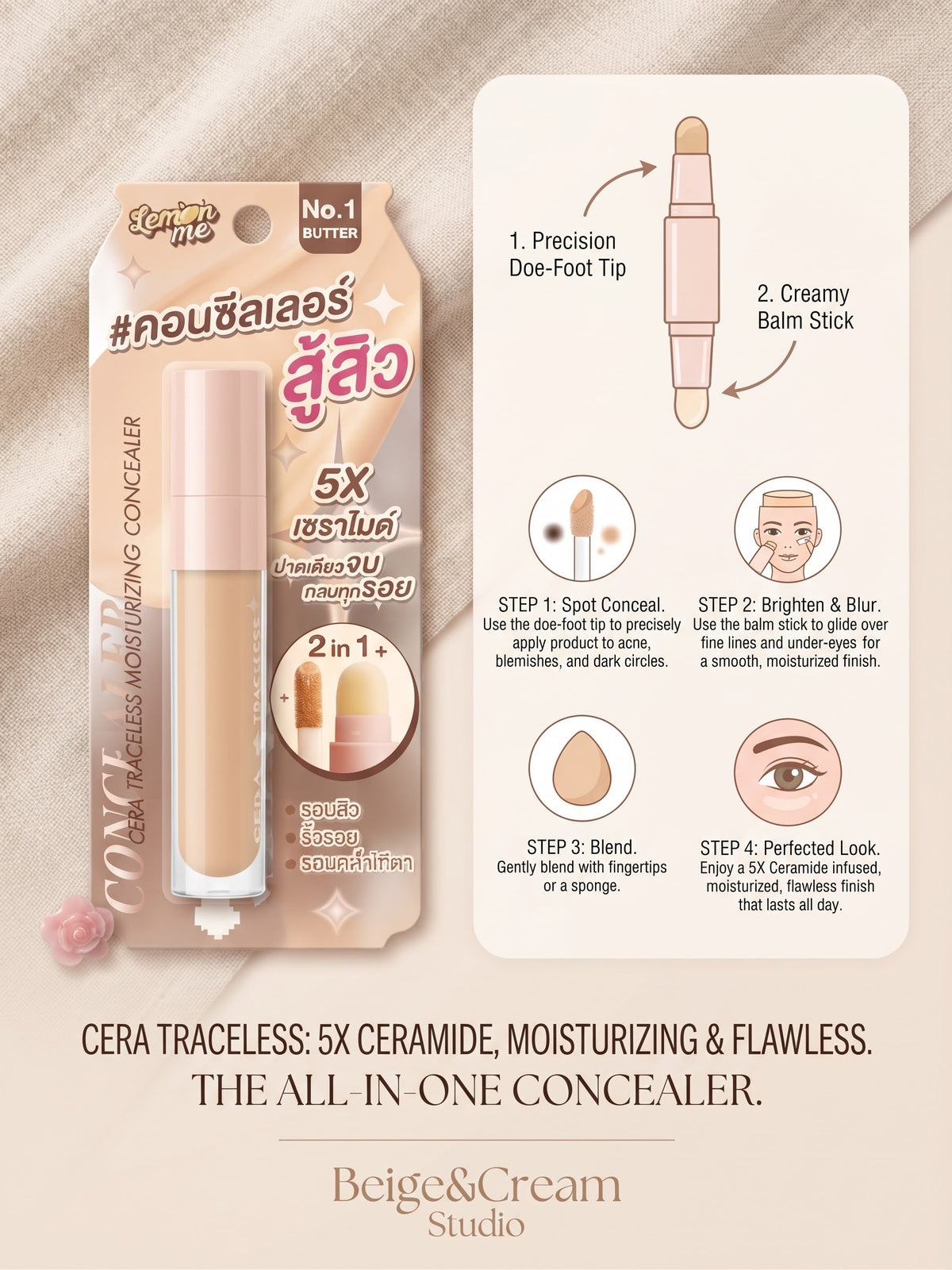 Lemon me Concealer no. 1 butter